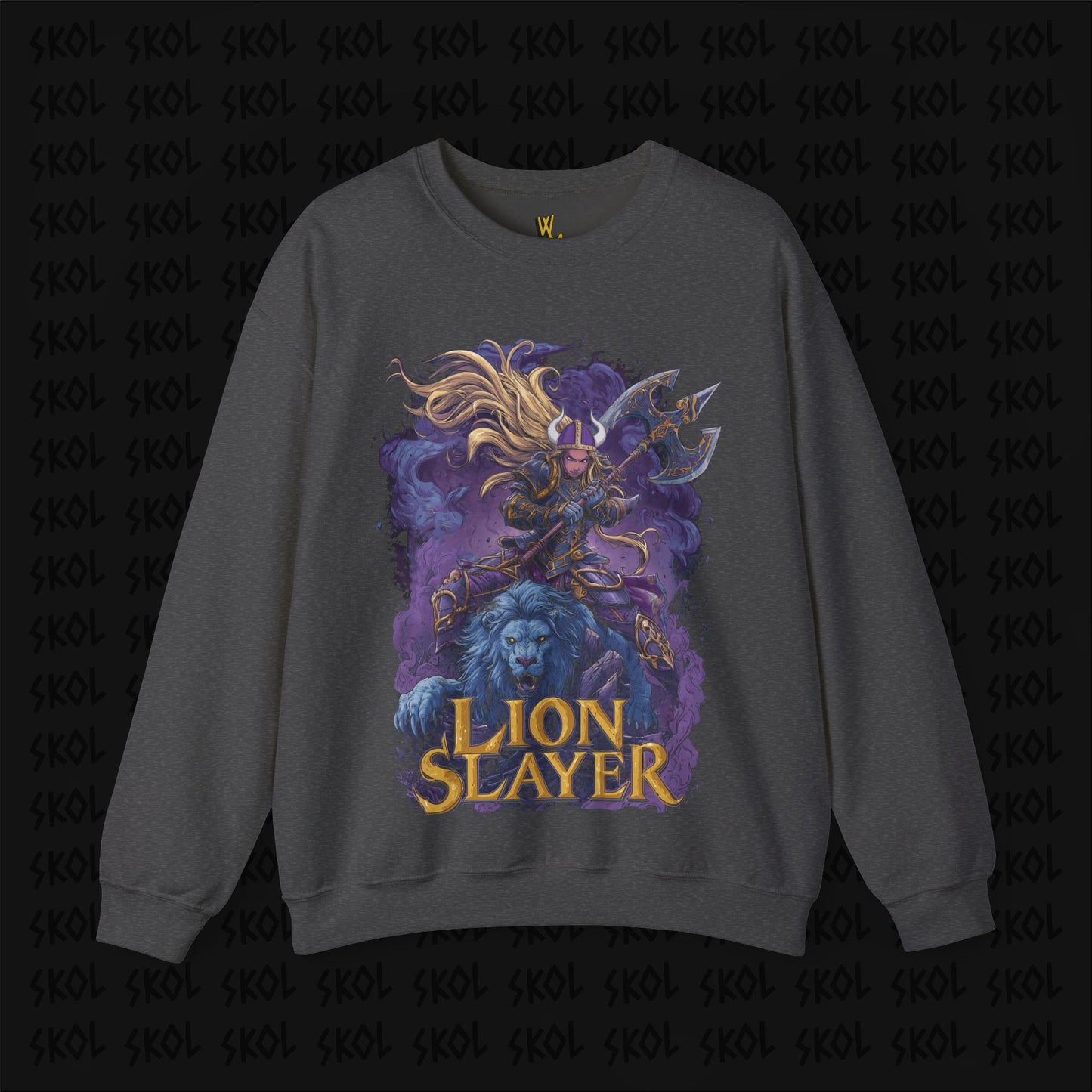 Lion Slayer Unisex Heavy Blend™ Crewneck Sweatshirt