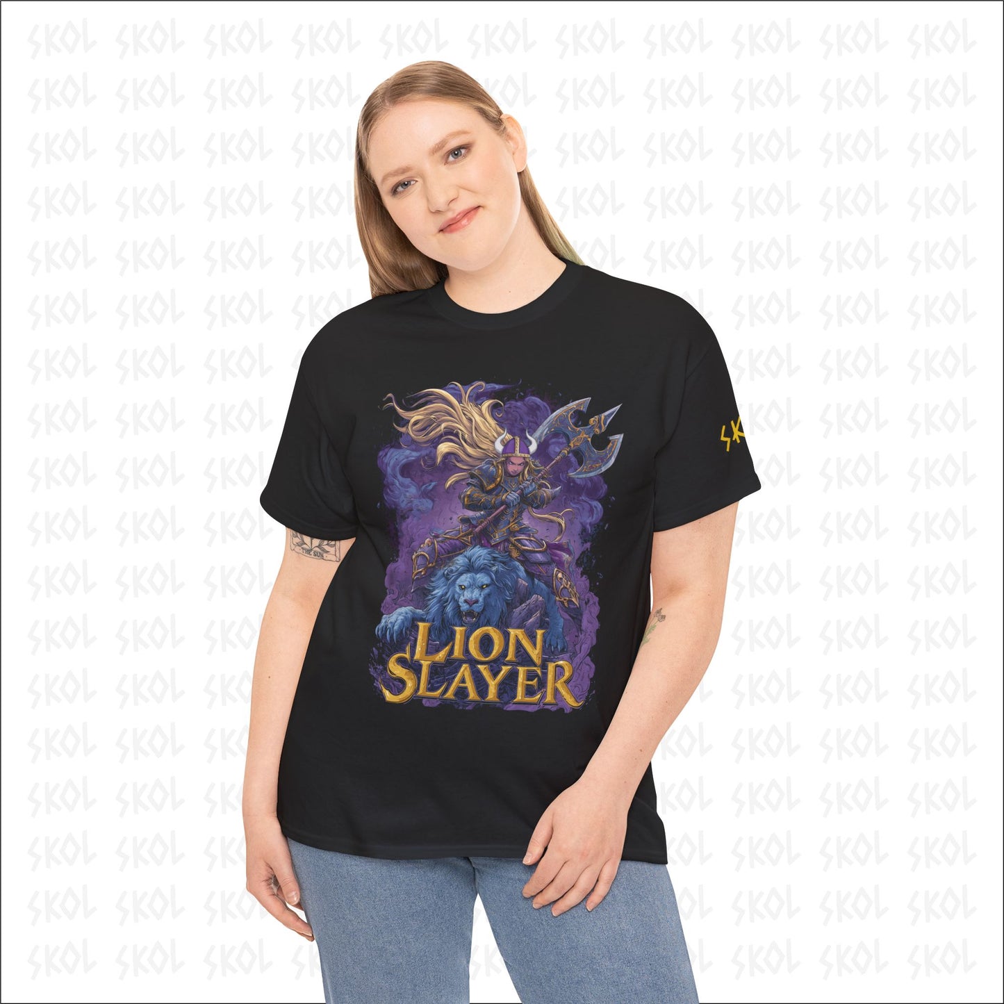 Lion Slayer Heavy Cotton Tee