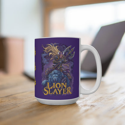 Lion Slayer | Purple Mug 15oz
