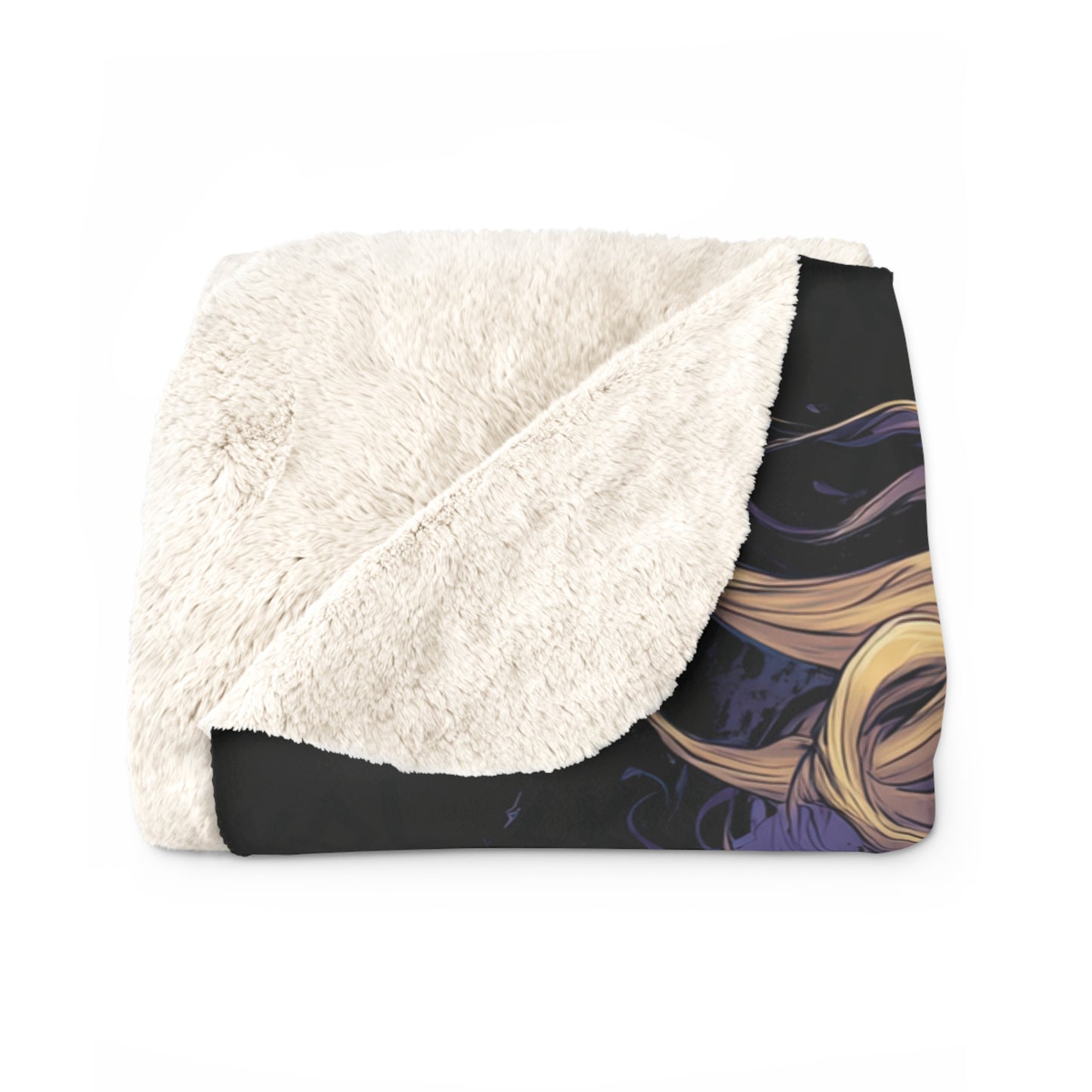 Lion Slayer Sherpa Fleece Blanket