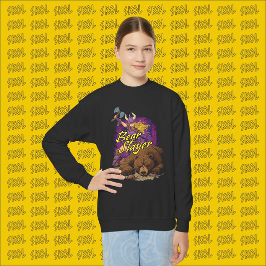Bear Slayer Youth Crewneck Sweatshirt