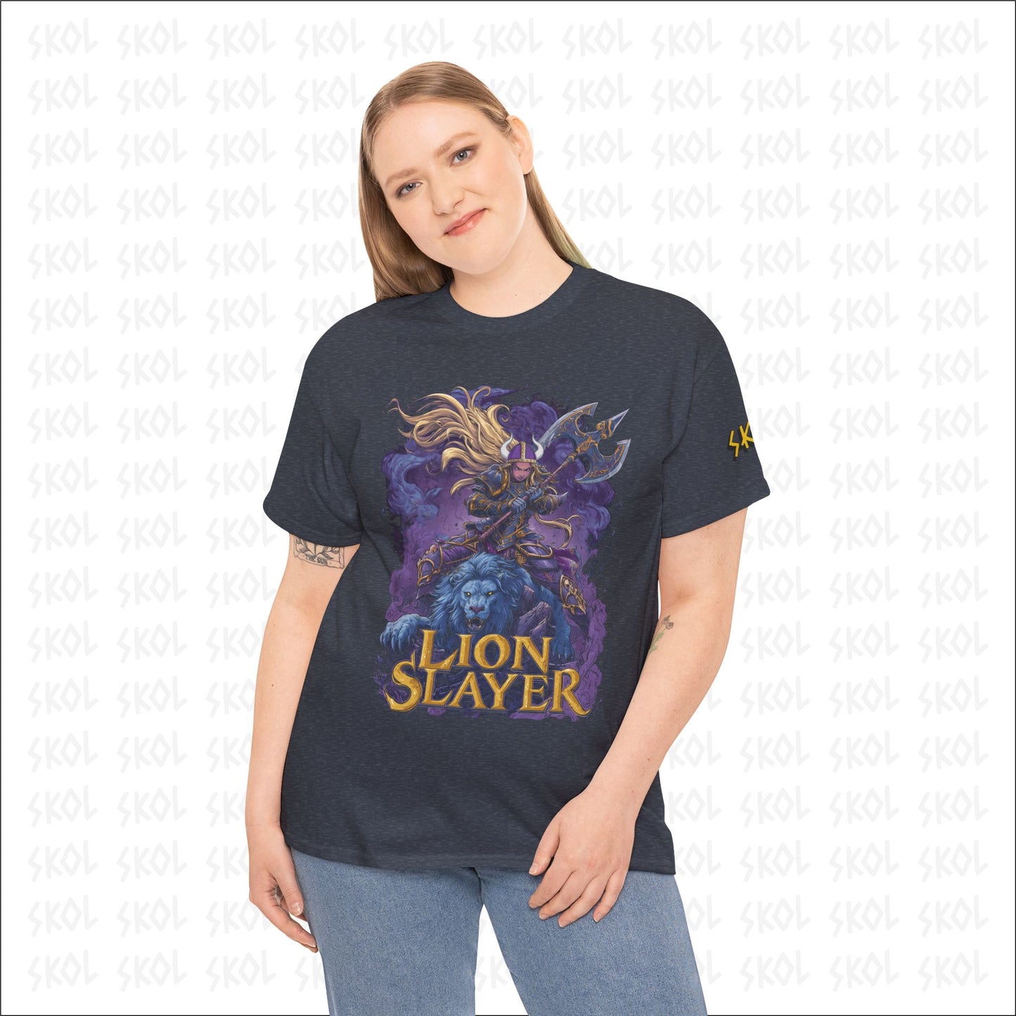 Lion Slayer Heavy Cotton Tee
