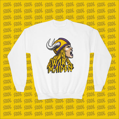 War Maiden Youth Crewneck Sweatshirt