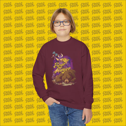 Bear Slayer Youth Crewneck Sweatshirt