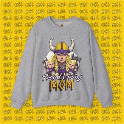 Proud Viking Mom Unisex Heavy Blend™ Crewneck Sweatshirt