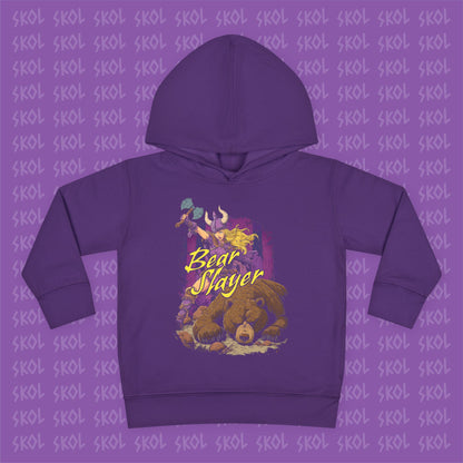 Bear Slayer | Toddler Pullover Fleece Hoodie