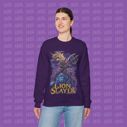 Lion Slayer Unisex Heavy Blend™ Crewneck Sweatshirt