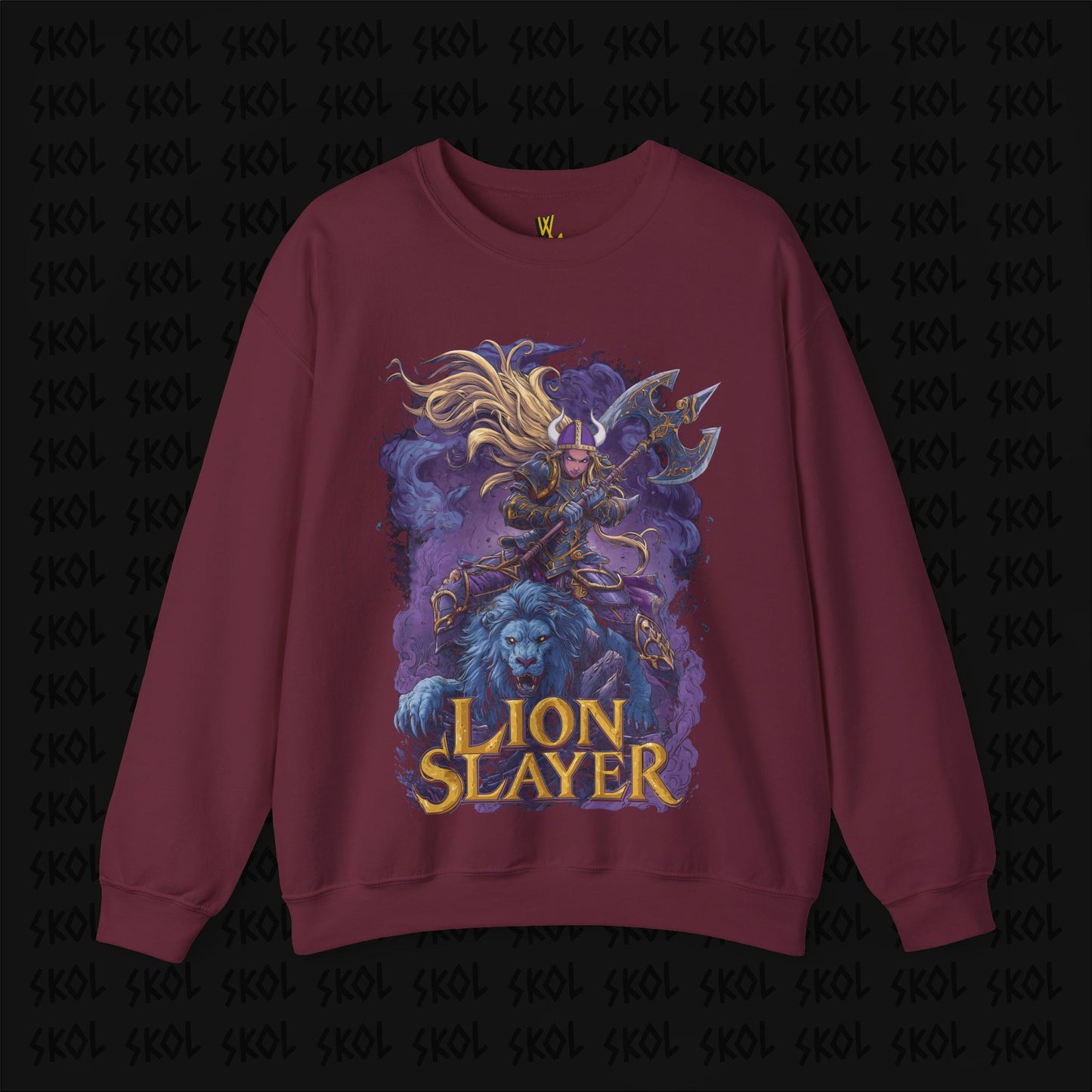 Lion Slayer Unisex Heavy Blend™ Crewneck Sweatshirt