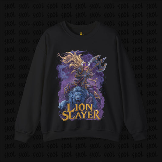 Lion Slayer Unisex Heavy Blend™ Crewneck Sweatshirt