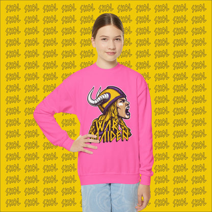 War Maiden Youth Crewneck Sweatshirt